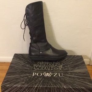 Po-Zu Star Wars Rey Hi Boots (Black) US 7/EU 38